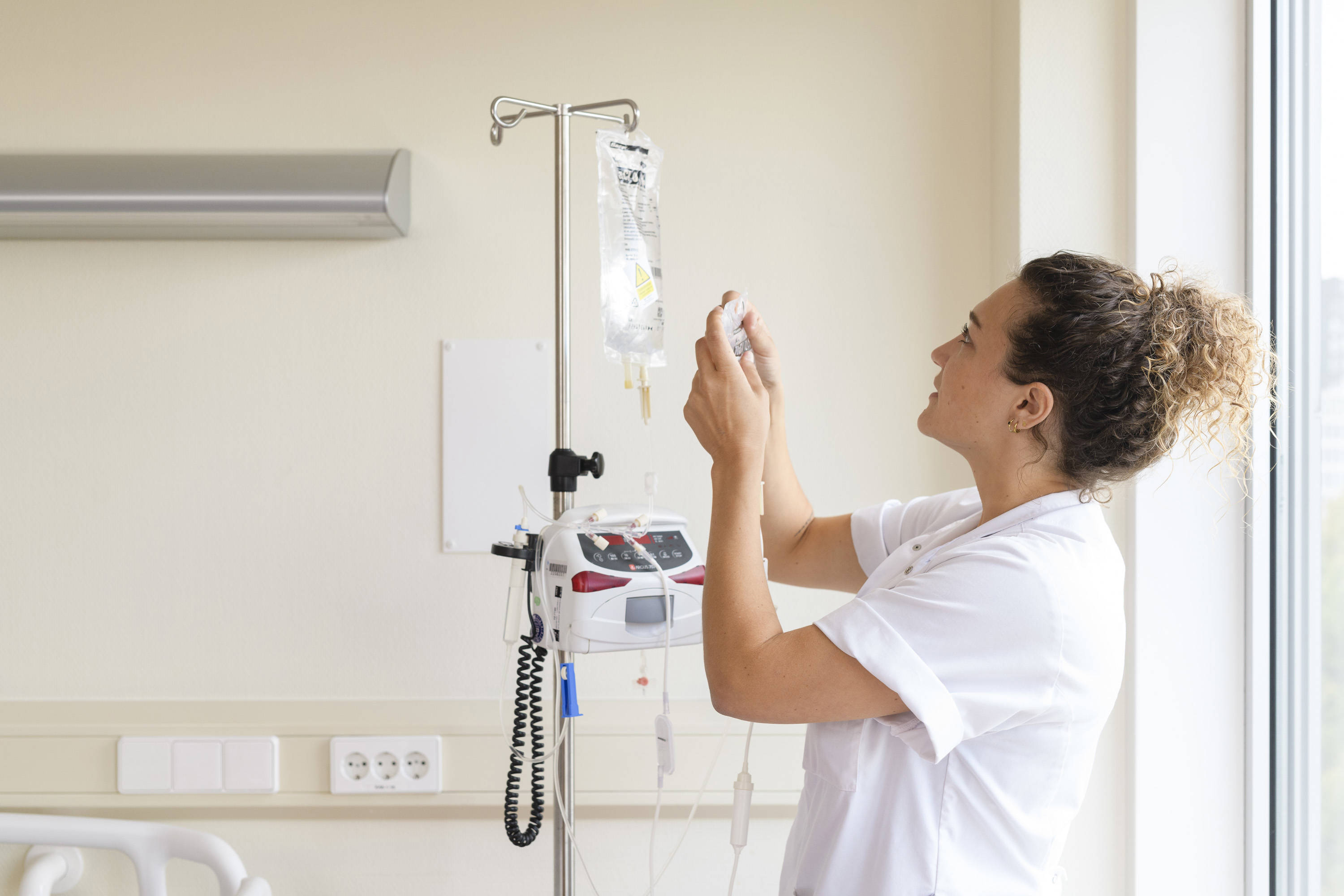 Verpleegkundige Bij Infuus