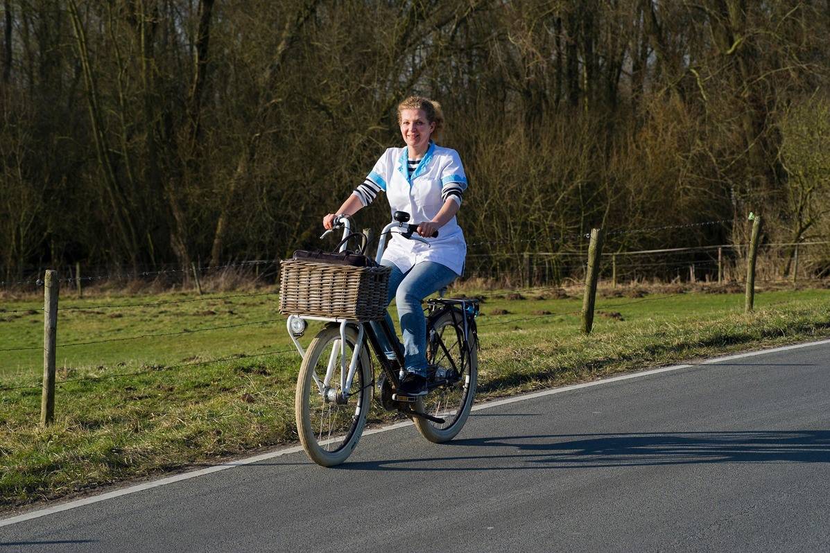 Blogger Pauline Arts op de fiets