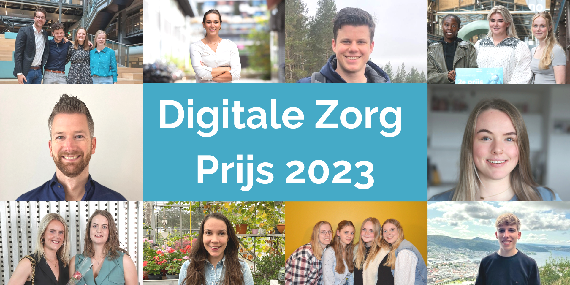 Digitale Zorgprijs 2023 foto deelnemers