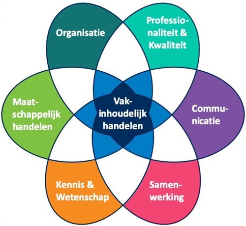 De 7 CanMEDS rollen visueel overzicht
