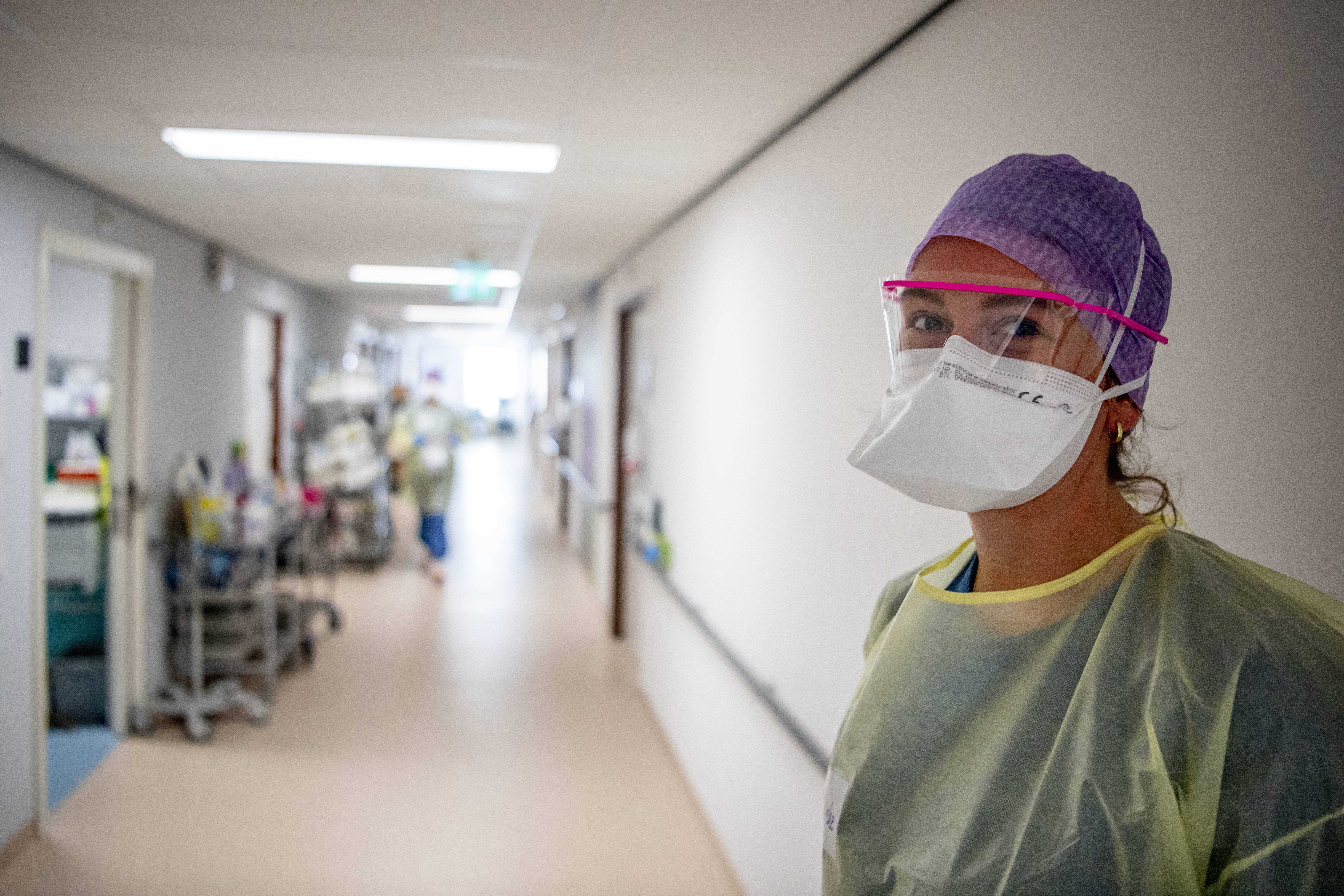 ANP Ziekenhuis Corona Pcr Masker: foto van Robin Utrecht